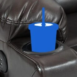 CLP Fauteuil Andover Zwart Frame - Kunstleer - Bruin -VIDAXL Winkel 85f895430f2647b89f740ddbc3da2772