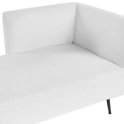 RIOM - Chaise Longue - Wit - Rechtszijdig - Stof -VIDAXL Winkel 863f88874361482e9b190d553c39e050
