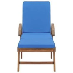 VidaXL Ligbed Met Kussen Massief Teakhout Blauw 7 VidaXL Ligbed Met Kussen Massief Teakhout Blauw -VIDAXL Winkel 866ce87e83ee49369b1b71f95a368038