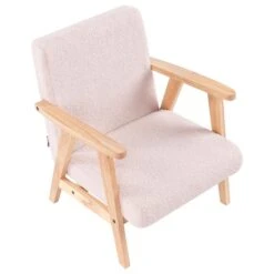 LINDE - Kinderfauteuil - Pastelroze - Bouclé -VIDAXL Winkel 883bc500754747f6ad40808a77e0fa42