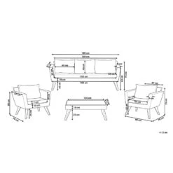 VITTORIA XL - Loungeset Voor 5 - Olijfgroen - PE Rotan -VIDAXL Winkel 88b53dfb6b9944d7993fbaf2be4d6b41