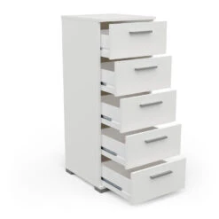 CBA Ladekast Izzy - 41,9 X 39,8 X 101,8 Cm - Wit -VIDAXL Winkel 88cbc54ae1fc4d8b8c6f35d4324ebee1