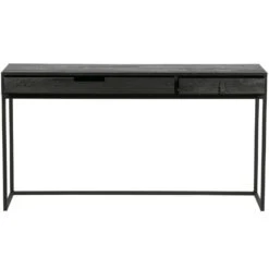 WOOOD Silas Bureau - Essen - Blacknight - 75x140x44 -VIDAXL Winkel 8946255af7a94a08865ffe572677a117