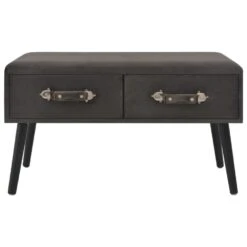 VidaXL Bank Met Lades 80 Cm Fluweel Grijs -VIDAXL Winkel 8958a6ef401c4faca809b68bc5512496