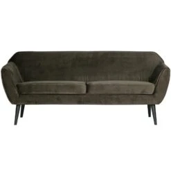 WOOOD Rocco 2-Zits Bank - Velvet - Warm Groen - 75x187x82 -VIDAXL Winkel 89971774a53d41d29619f1cd067ba32b