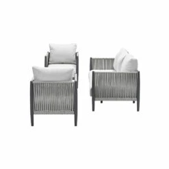 Diamo Loungeset - 3-delig - Carbon Black - Grey Sand - Valley Sand -VIDAXL Winkel 8a37b5d4372e41d3a92cb0d81daecbc9