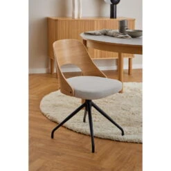 Eetkamerstoel Beige Stof - Draaibaar - 48x53x79cm - Lucas -VIDAXL Winkel 8ac0e78878b545a4a18df6a3a2e93a66