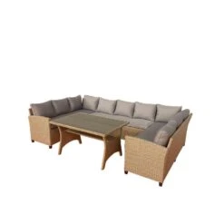 Nordic Home - Elisabeth Loungeset 9 Personen - Naturel -VIDAXL Winkel 8c1c11fdb57c46d09ff0eea030b25a37