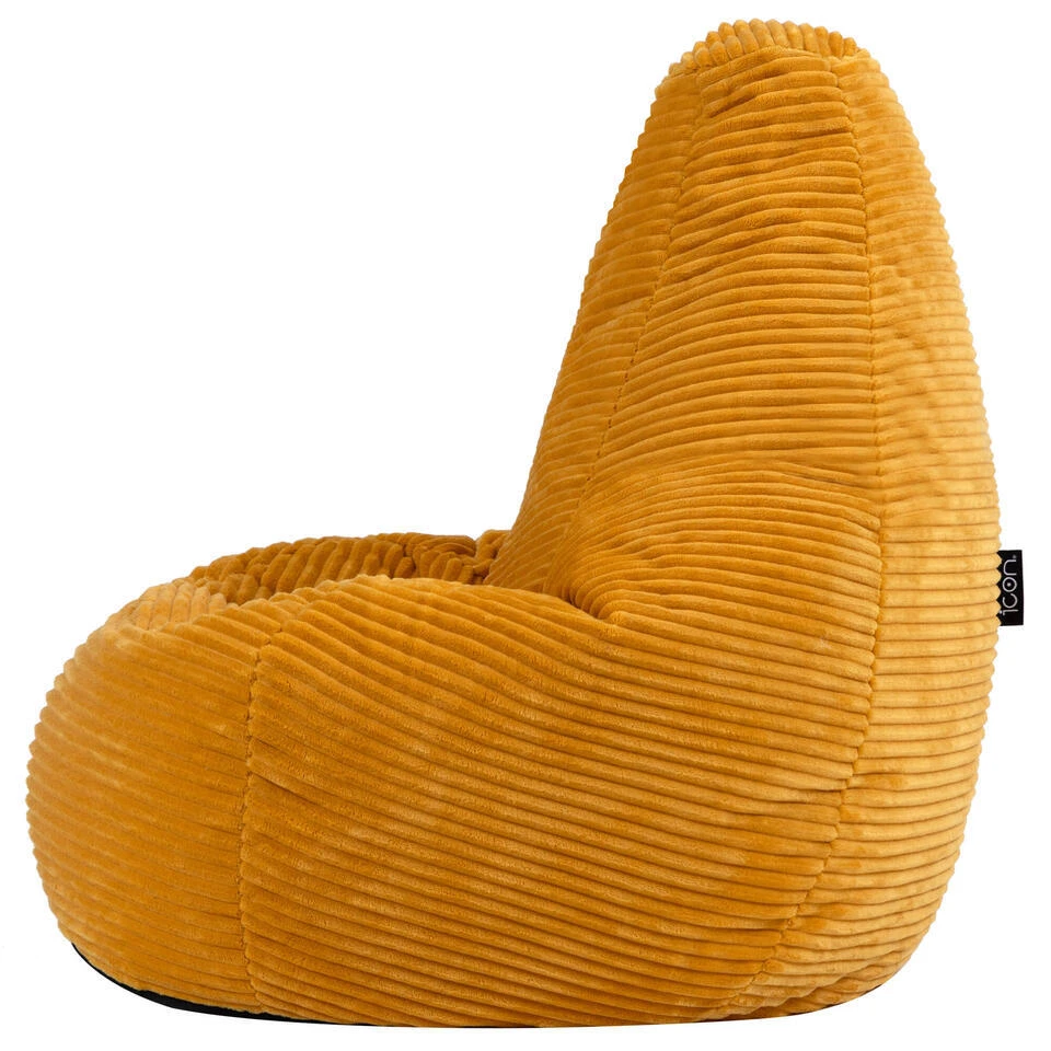 Icon Kinderzitzakken Dalton - Corduroy Zitzak - Geel 5 Icon Kinderzitzakken Dalton - Corduroy Zitzak - Geel - Afbeelding 5