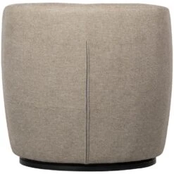 WOOOD Serra Draaifauteuil - Geweven Stof - Zand - 75x70x69 -VIDAXL Winkel 8dec01f9407a44568b92b0e2a94c1a1d