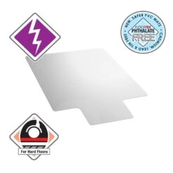 Vloerbeschermer Met Uitsparing - Antistatisch PVC - Harde Vloer - 90x120 Cm -VIDAXL Winkel 8e0d254ea2a348098945d58362a61291