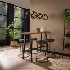 Hoyz - Barkruk Kunstleder - Grijs - 4 Stuks -VIDAXL Winkel 8e2016e383aa4decb623e2e67c80f07b