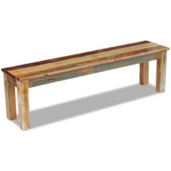 VidaXL Bank 160x35x46 Cm Massief Gerecycled Hout -VIDAXL Winkel 8e321eff81f9478aa4617b75f9160089