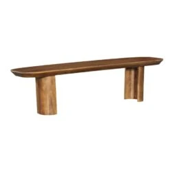 StarFurn Eetkamerbank Walnoot Mangohout - 280x38x45cm - Maré -VIDAXL Winkel 8e5f798fa5c247879bbd4dc61d86b1cc