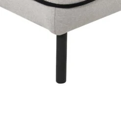 TONSBERG - Ottomaan - Lichtgrijs - Polyester -VIDAXL Winkel 8edd89fd43314d6c88763c1313238587