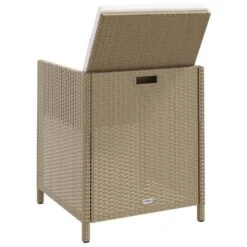 VidaXL - Tuinstoelen - Beige - 4 Stuks - Met Kussens -VIDAXL Winkel 8ee95f7639c549c5b1167e10d5441a90