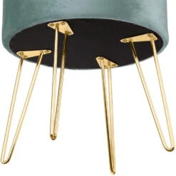 Tectake Hocker Ava Gestoffeerd In Fluweellook 300kg Met Opbergruimte, Turkoois -VIDAXL Winkel 8efdbf4bd7604dbe9e10189e35788df4