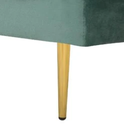 MIRAMAS - Chaise Longue - Groen - Rechterzijde - Fluweel -VIDAXL Winkel 8f882685b1274e2f9ae3e6f967c57895