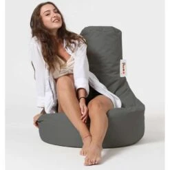 Emob Tuin Zitzak Van Atelier Del Sofa - Waterdicht, Hoge Dichtheid, Donkergrijs -VIDAXL Winkel 900fe94656cc412a9bcdc0c806b436b2