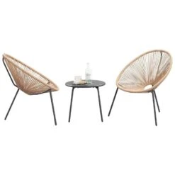 Loungeset Formentera Vilanova - Naturel - 3-delig