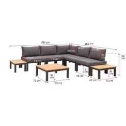 Le Sud Modulaire Loungeset Ardeche Met Kussens Brest - Grijs - 8-delig 7 Le Sud Modulaire Loungeset Ardeche Met Kussens Brest - Grijs - 8-delig -VIDAXL Winkel 90103373 9600