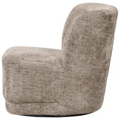 WOOOD Atty Draaifauteuil - Polyester - Zand - 75x74x65 -VIDAXL Winkel 9085c15123734392b55f5e69abb12958