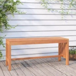 VidaXL - Tuinbank - Bruin - Massief Eucalyptushout - 110x35x45 Cm -VIDAXL Winkel 918037d429114bb1972228a4ccd29cbf