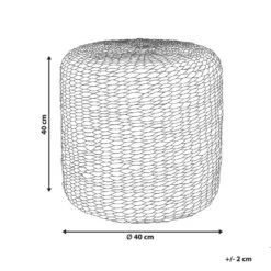 BICHIR - Poef - Licht - 40 Cm - Waterhyacinth -VIDAXL Winkel 9274f4812ab84c6c99b0af4349d132f6