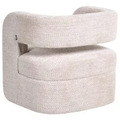 VIDSEL - Fauteuil - Beige - Chenille -VIDAXL Winkel 928f6c40ba4942b09a960b3d8a06f222