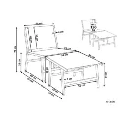 MARCEDDI -Tuinstoel Met Voetenbank - Zwart - Textileen 14 MARCEDDI -Tuinstoel Met Voetenbank - Zwart - Textileen -VIDAXL Winkel 9293c94602514f97a192bd5af0fd8f4d
