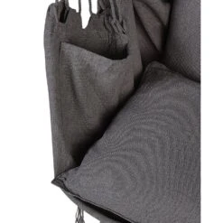 BONEA - Hangstoel - Grijs - Katoen -VIDAXL Winkel 92d490a4fb944aa5ba7a14cb0eaad199