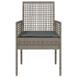 VidaXL - Tuinstoel - Grijs - Poly Rattan - 53 X 60 X 85cm -VIDAXL Winkel 9302302471ad4eebbf9052294ef11ed3