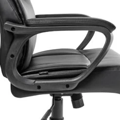 GURU - Bureaustoel - Zwart - Kunstleer -VIDAXL Winkel 930bb510397248cda71d977a78d606c8