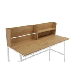 Livorno - Bureau Wit Eiken MDF -VIDAXL Winkel 9311935105bf4c38aabf55c1ba53041f