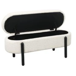 Opbergbank Stof Beige - Met Opbergruimte - 108x41x48cm - Vieve -VIDAXL Winkel 93a6b094cf5749c5b5c260bdf0cc51b8