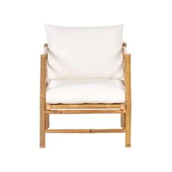 CERRETO - Loungeset 6-zits Hoekbank - Wit - Bamboehout -VIDAXL Winkel 93c21ec3693f4beba629869fef5aa07d 1