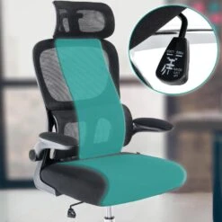 CLP Bureaustoel Overton Chroom Frame - Stof - Zwart -VIDAXL Winkel 94437fa21a464a83b89e7a219300a4c7