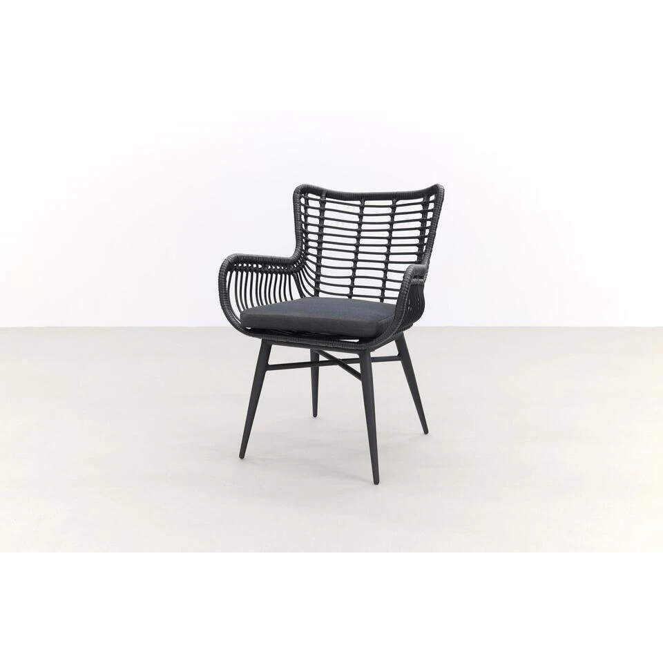 VDG Set Van 4 - Jasmine Dining Tuinstoel - Black 4 VDG Set Van 4 - Jasmine Dining Tuinstoel - Black - Afbeelding 4