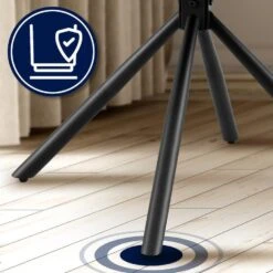 CLP Set Van 2 Eetkamerstoel Tipton Zwart Frame - Stof - Blauw -VIDAXL Winkel 95d9ca504e254c9faff82cc51910a0e6