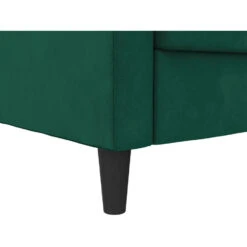 Presley - 3-zits Hoekslaapbank Met Opbergruimte In Donkergroen Fluweel -VIDAXL Winkel 96fc6dede1ad46528b5e9786e9fee1e1