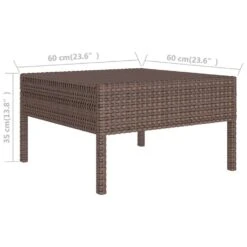 VidaXL - Loungeset - Bruin - Poly Rattan - 6 Stuks - Met Kussens -VIDAXL Winkel 975836d17731401d95f4010caf2a5445