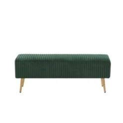 Beliani Hocker PATERSON - Groen Fluweel -VIDAXL Winkel 9830a510fef34d278e4a0b6c8aea32a2