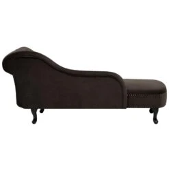 NIMES - Chaise Longue - Bruin - Rechterzijde - Fluweel -VIDAXL Winkel 992c845b668547c59ae5f98c935c090f