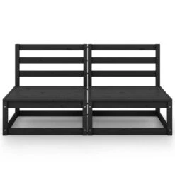 VidaXL - Buitenbank - Zwart - Grenenhout -VIDAXL Winkel 99fbd867e6a2457b80e35ad73b133d9b