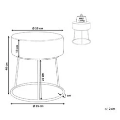 DELCO - Hocker - Groen - Fluweel 10 DELCO - Hocker - Groen - Fluweel -VIDAXL Winkel 9a369d95b9cd4aa480360461a918661b