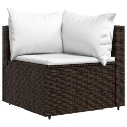 VidaXL - Tuinhoekbanken - Bruin - Poly Rattan - Met Kussens -VIDAXL Winkel 9ac1359ac3ac49c69d44c8f1a37876f7