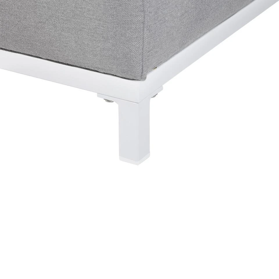 ROVIGO - Loungebank - Lichtgrijs - Polyester 9 ROVIGO - Loungebank - Lichtgrijs - Polyester - Afbeelding 9