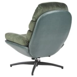 EIDE - Fauteuil Met Hocker - Groen - Fluweel -VIDAXL Winkel 9b48a1d32bea4c04b5881aaef869fd18