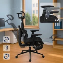 CLP Bureaustoel Beresford Zwart Frame - Stof - Zwart -VIDAXL Winkel 9b82f916a5024ef6a620945be41c4ec1