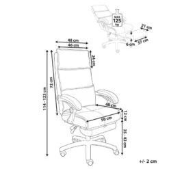 EATON - Directiestoel - Beige - Chenille -VIDAXL Winkel 9bcc32ae6e754fa0bf1ee1c455266613